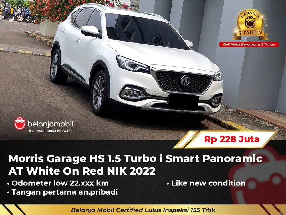 [ GARANSI 5TH ] Morris Garage MG HS 1.5 Turbo i Smart 2022/2023