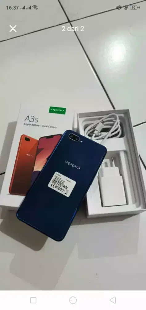 JUAL CEPAT HP OPPO A3S RAM 6 full set