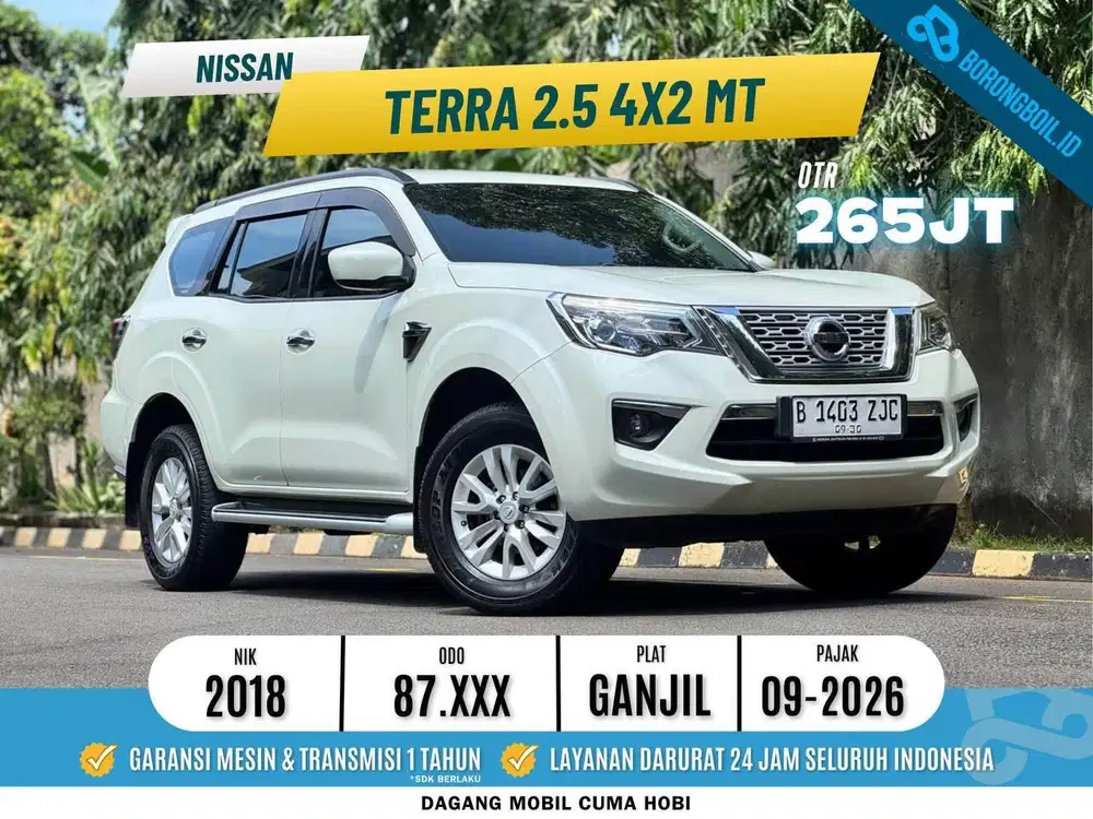 SUV Persiapan Mudik | Nissan Terra Diesel Manual 2018 Putih
