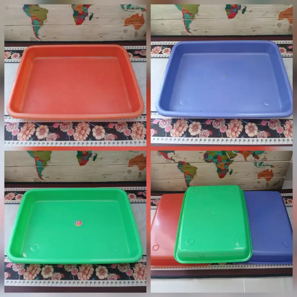 Nampan plastik tray Komet Star no 3, bekas