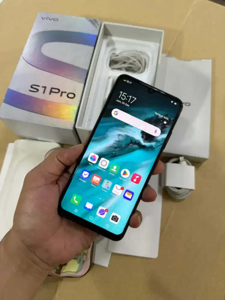 Vivo S1 Pro 8/128GB Fullset Mulus Sehat Bekas Pemakaian Original