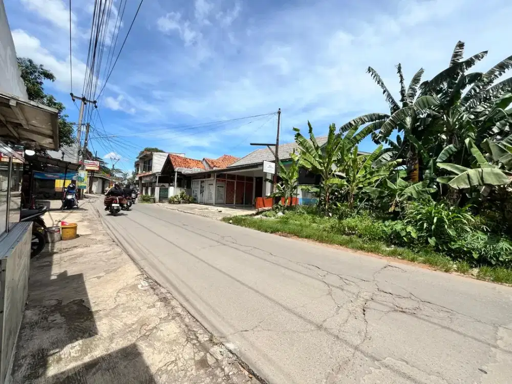 COCOK GUDANG/KIOS/RUKO - Tanah Mustikajaya Pinggir Jalan