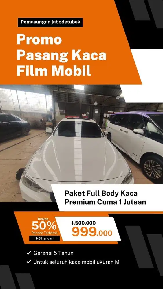 Promo pemasangan kaca film