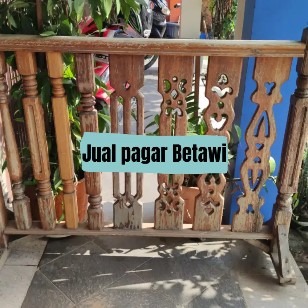 Ornamen pagar Betawi di Depok Jakarta Bekasi Bogor Bintaro