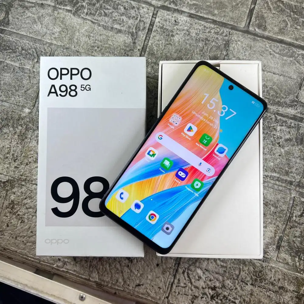 Oppo A98 5G Ram 8/256 GB Lengkap mulus
