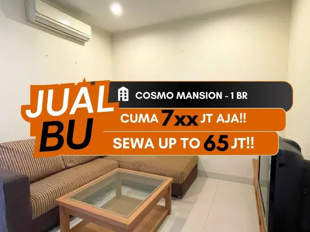 Jual Apartemen Cosmo Mansion 1BR Full Furnished Dekat Karet Kuningan