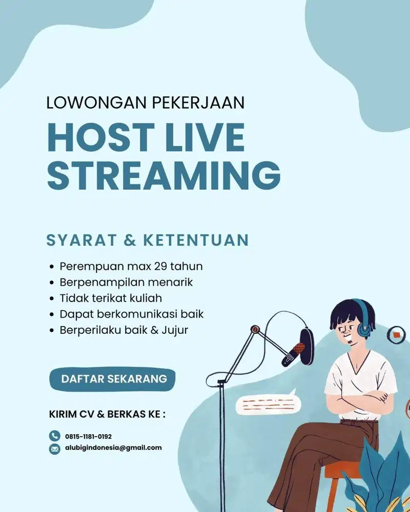 Lowongan Kerja Host Live