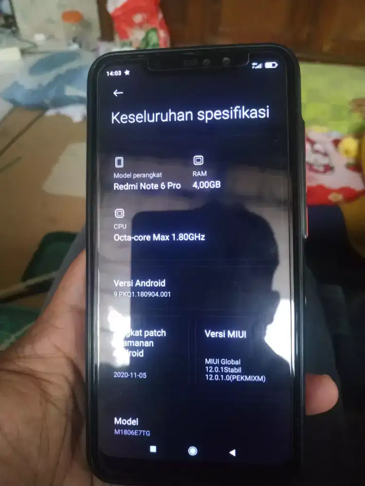 Xiaomi redmi note 6 pro
