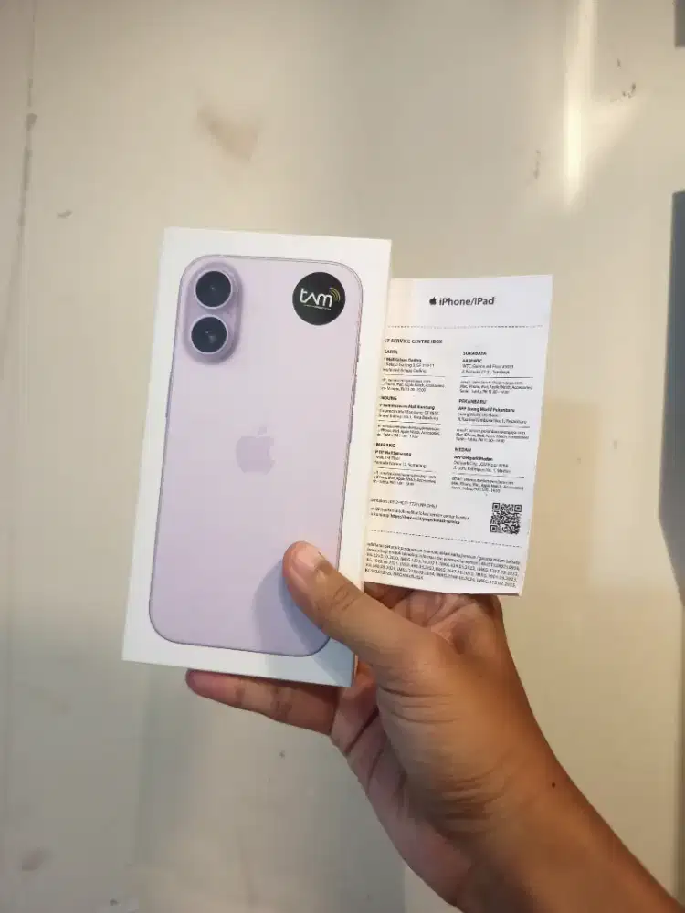 Jual Iphone 17 256Gb New Resmi Ibox Warna Lavender
