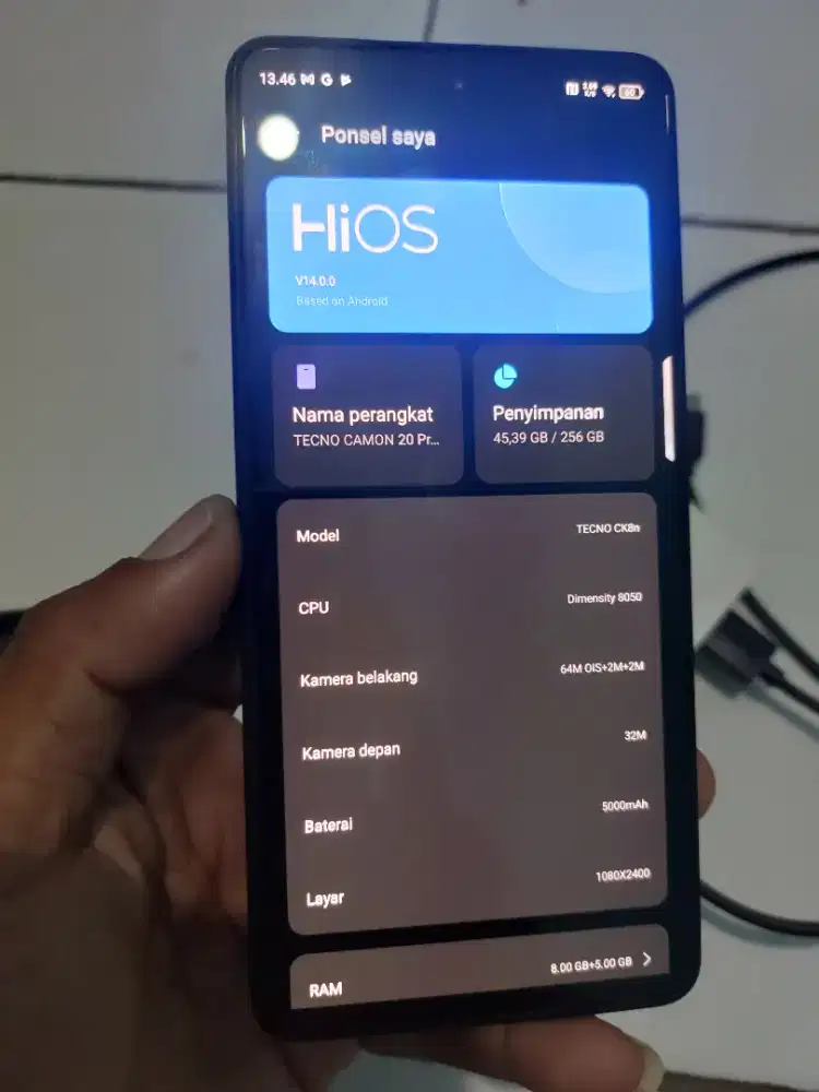 Tecno camon 20 pro 5G 8/256