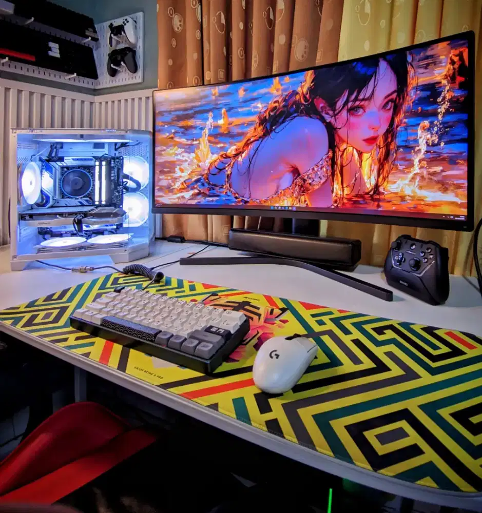 pc gaming murah intel i7 gen 12 / ram ddr5 32gb / rx 6600