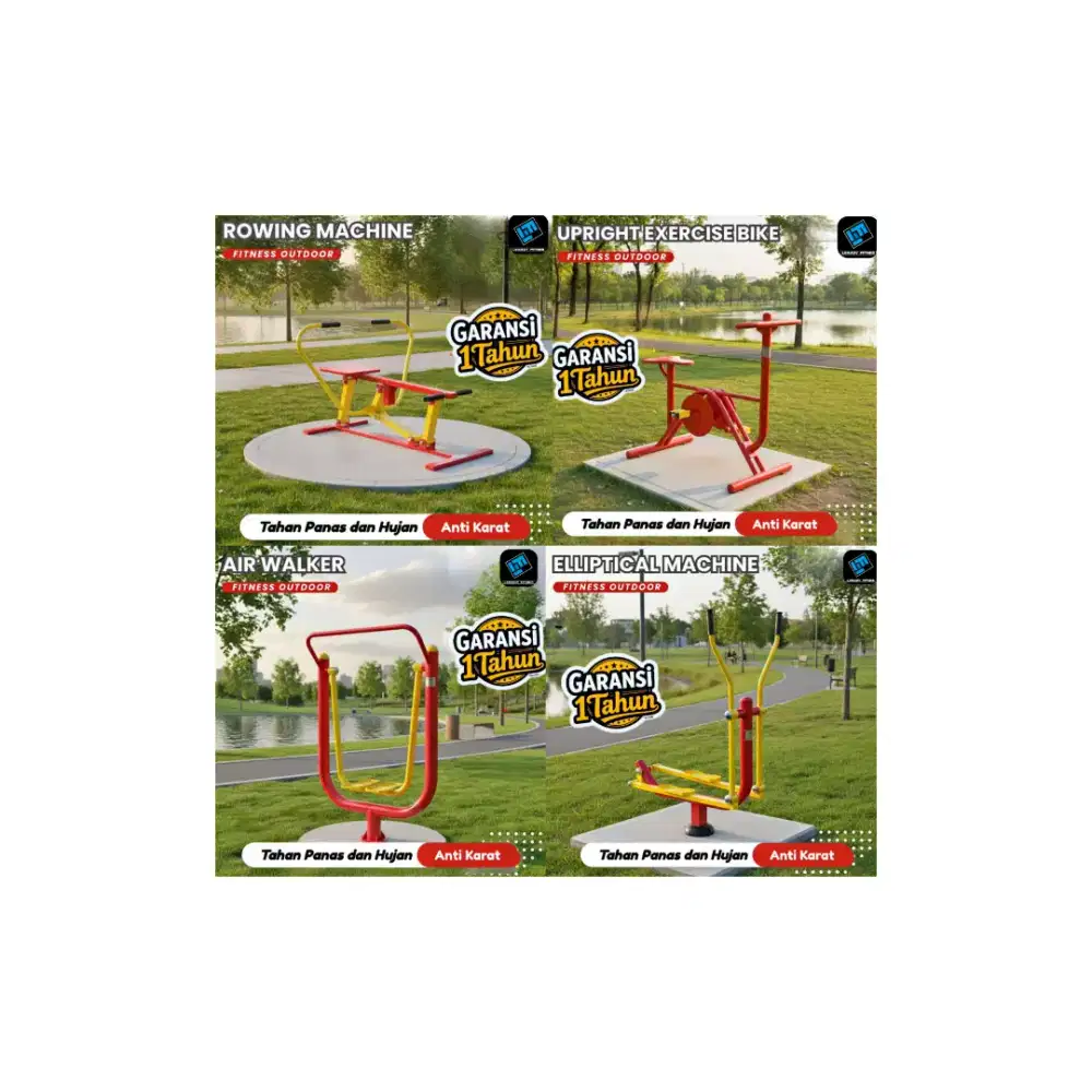 paket fitness outdoor taman alat fitnes outdoor