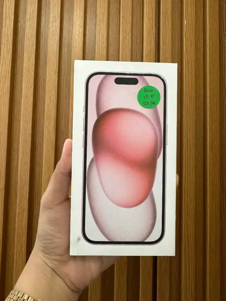 Iphone 15 128gb pink new ibox jual cepet !!