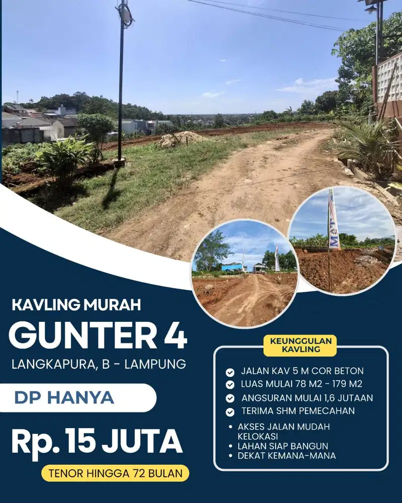 kavling langkapura lokasi cocok untuk bangun rumah lokasi bebas banjir