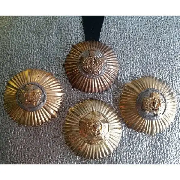 4 Biji Antik lencana pejabat pemerintahan Lurah , Camat ,Bupati , Gube