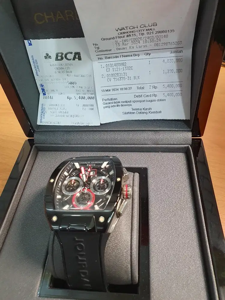 Jam Tangan Pria Charles Jordan Tipe CJ 1121-1332C