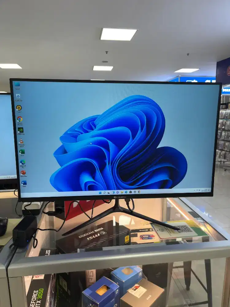 JUAL LED MONITOR  27INCH FRAMALES BORDERLESS IPS 185HZ FHD HDMI