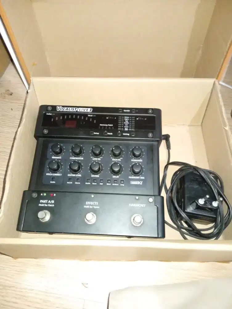 Efek vokal harmony digitech vocalist live 3