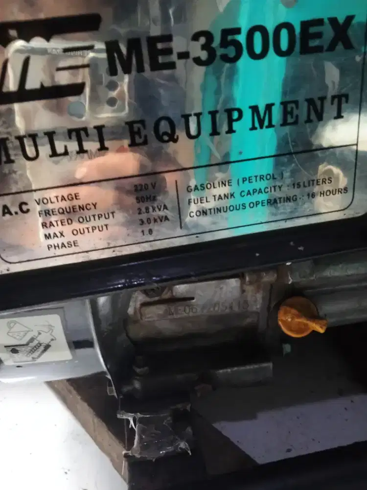 Di jual cepat genset 3000 watt bensin