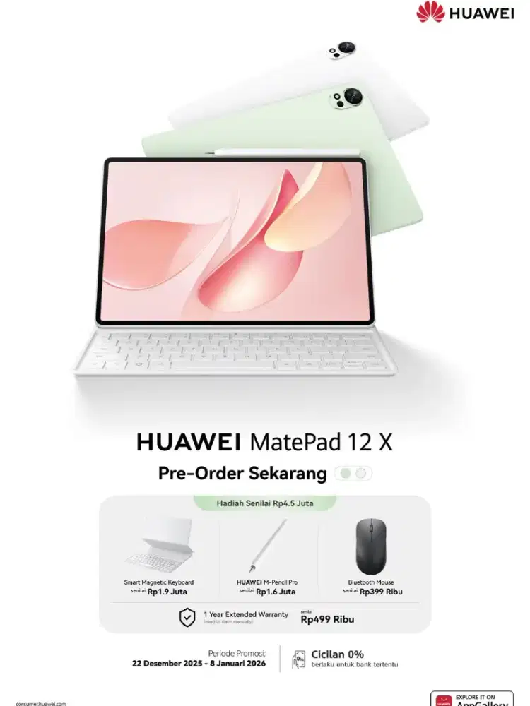 PRE ORDER HUAWEI MATEPAD 12X 2026