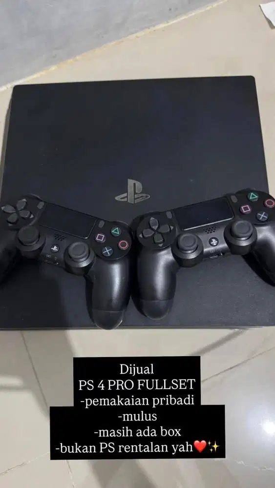 PS 4 PRO FULLSET