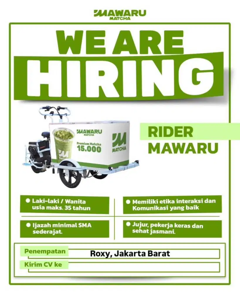 PENJUAL MATCHA KELILING