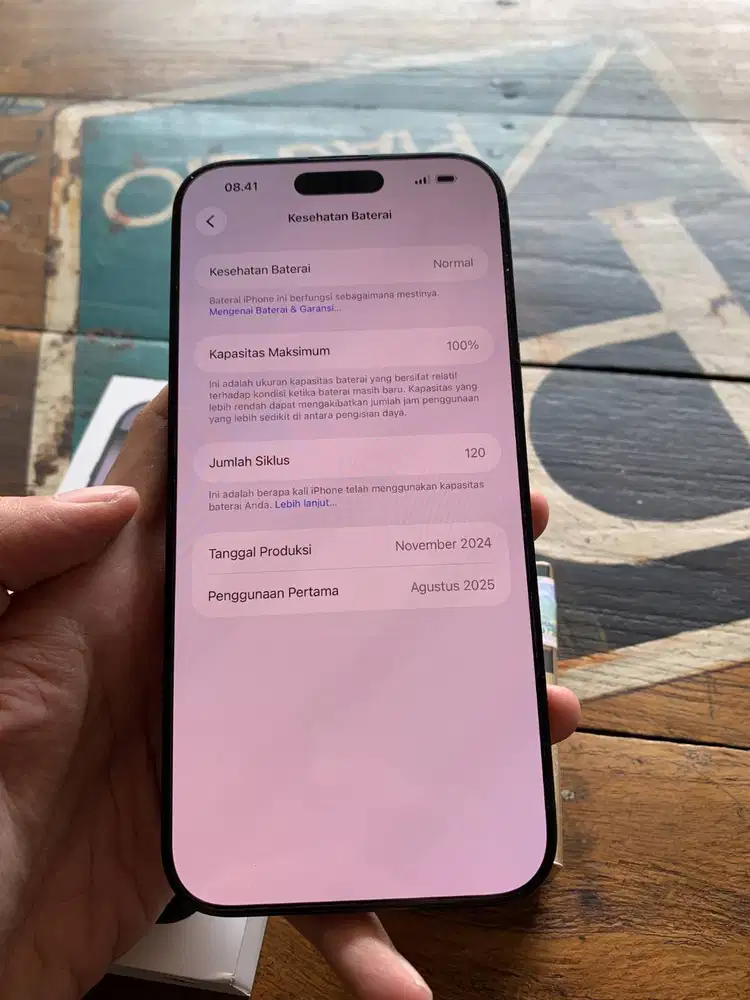 Iphone 16 Pro Max 256Gb BH 100 Garansi IBOX ON PANJANG * 16 17 promax