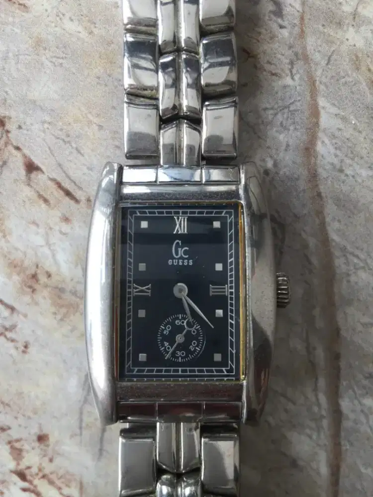 Guess Collection stainless steel case black dial swiss GC 10500