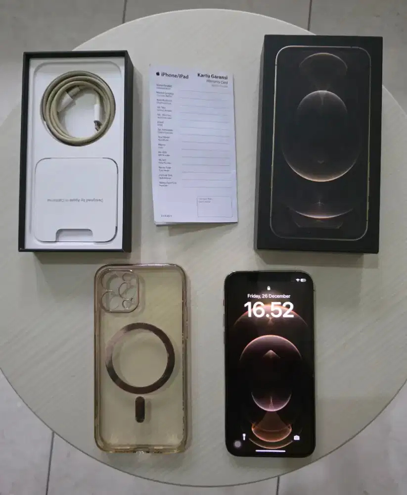 DIJUAL IPHONE 12 PRO 256 GB EX IBOX FULLSET MULUS TERAWAT
