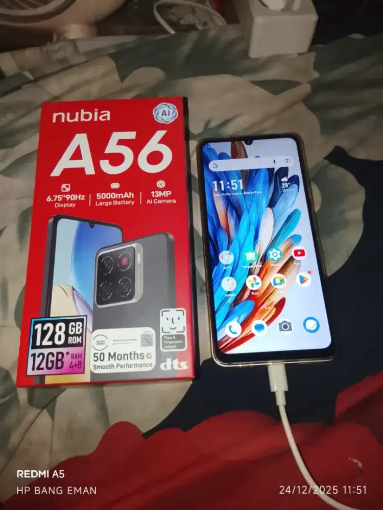 DIJUAL CEPAT NUBIA A56 4/128(NETT PAS)