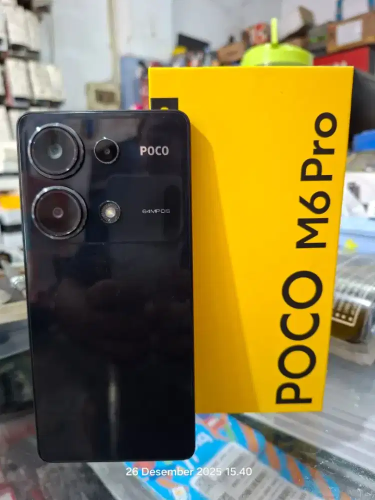 Poco M6 pro ram 8+8/256gb lengkap mulus