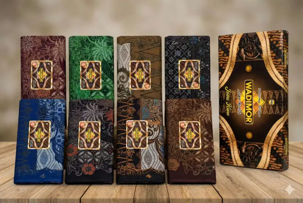 Di jual per 10 pcs sarung wadimor batik