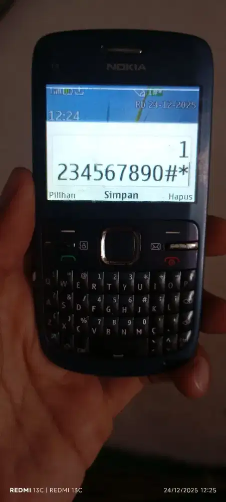 Dijual Nokia C3 normal fungsi sinyal on pm