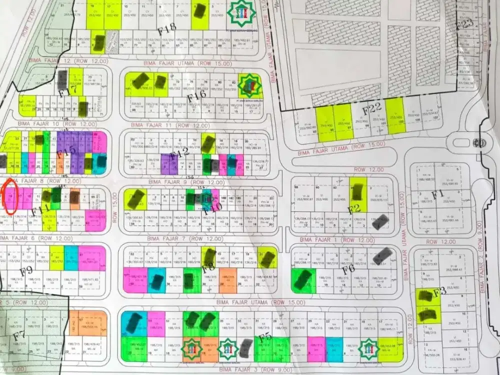 Dijual 3 Unit Kavling Termurah di Bima Fajar Grand Wisata