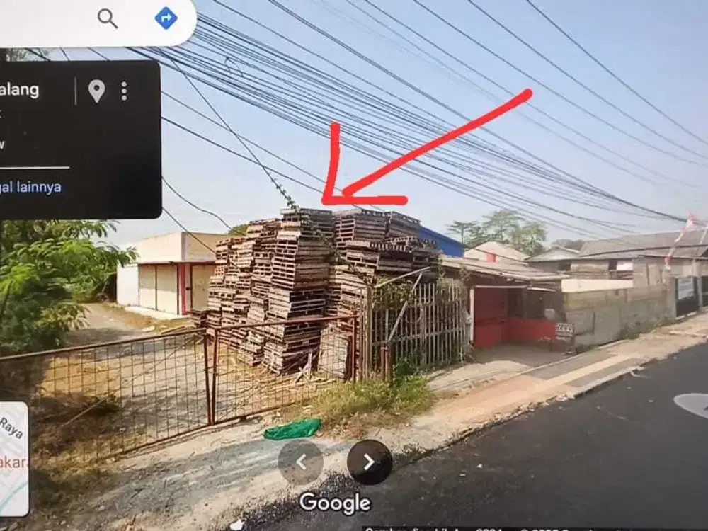 Dijual Gudang +Tanah di Jl Inspeksi Kalimalang Cikarang