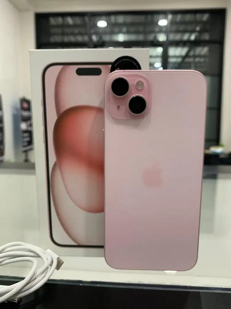 iPhone 15 Plus 128gb resmi Indonesia mulus No Minus