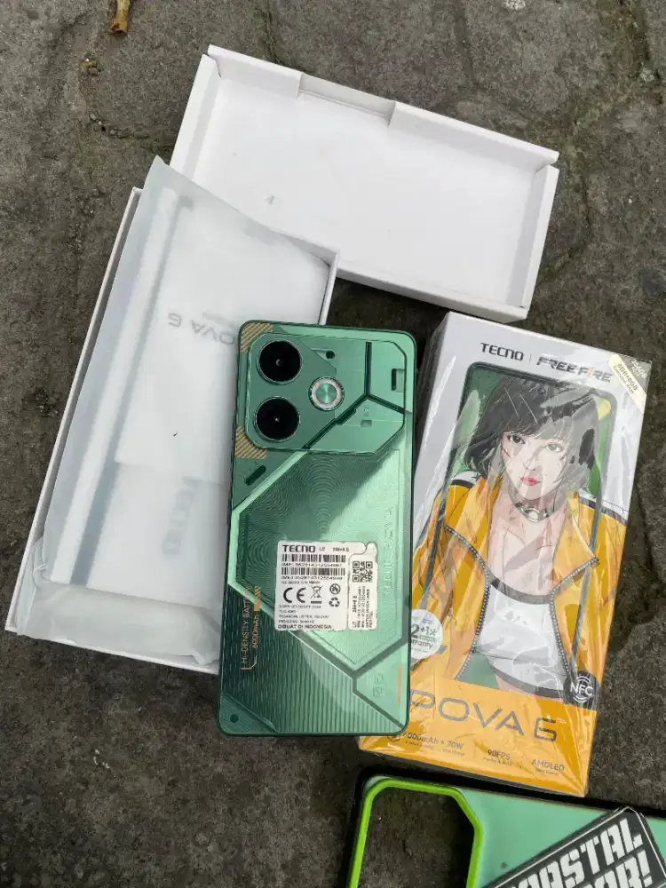 Tecno Pova 6 16/256 Layar Amoled Fullset 70w