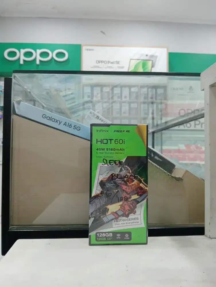 INFINIX HOT 60i 6/128 NEW MURAH QR GADGET