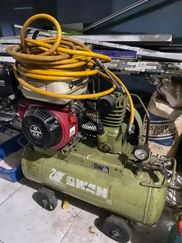 Compressor Swan jarang pakai lengkap selang spiral@dinantisecondhand