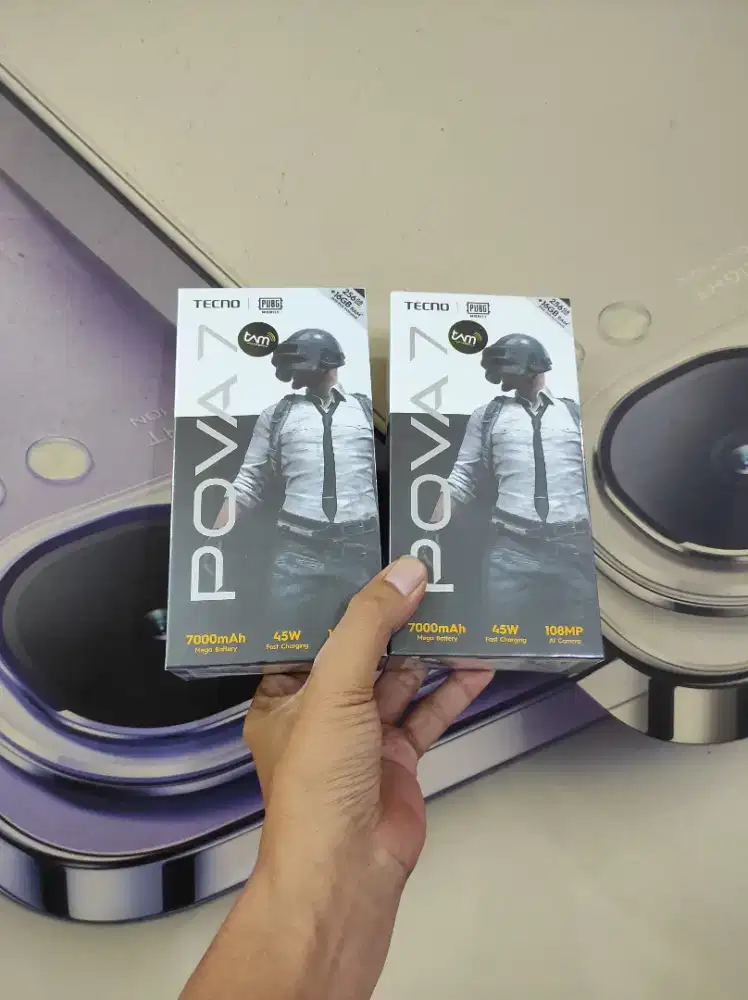 Berminat silahkan WA Tecno Pova 7 8+8/256 Garansi resmi 13bln