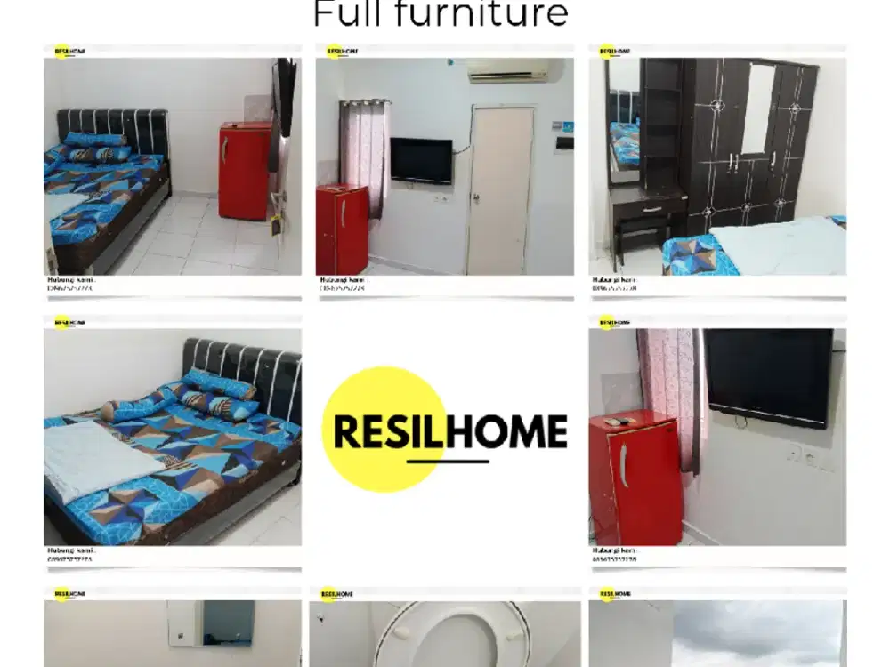 disewakan perbulan apartemen studio termurah aeropolis tangerang sebrang bandara Soekarno-Hatta Neglasari banten ar3 tower 3