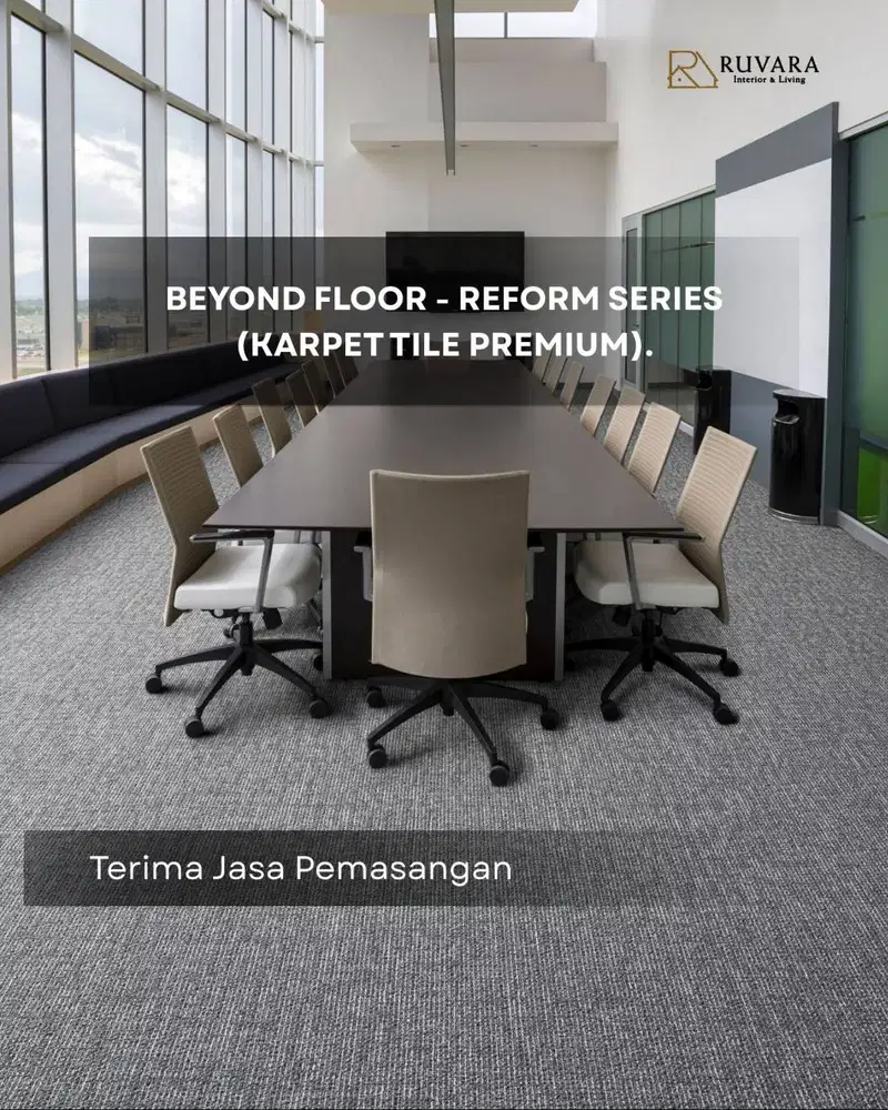 Beyond Floor Reform - Karpet Tile Kantor Premium 25x100cm