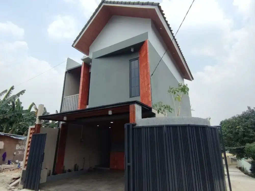 SISA 3 UNIT !! Rumah Strategis Free All Biaya Dekat Pintu Tol Pamulang Tangsel