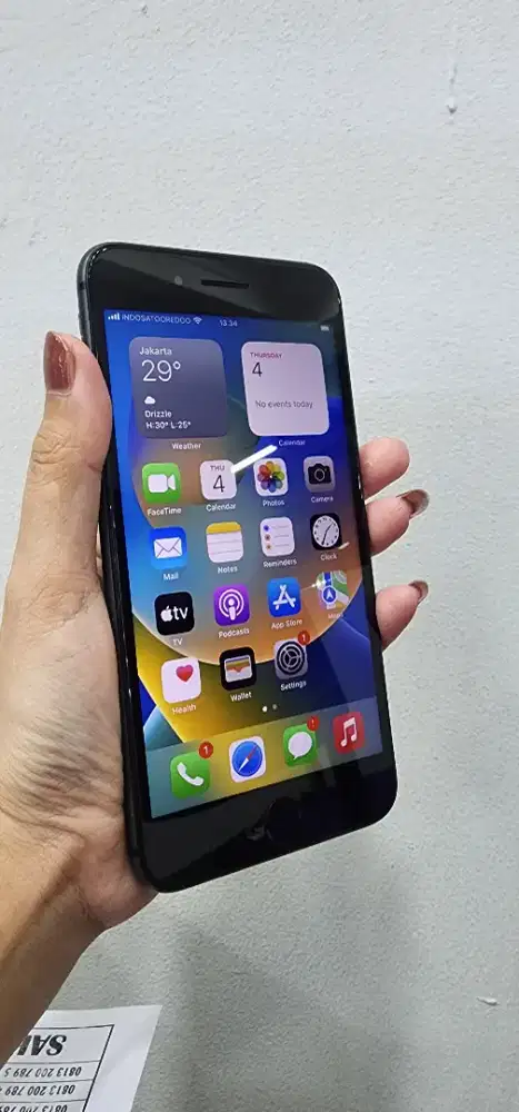 Iphone 8 plus 64gb black 
Inter all oprator