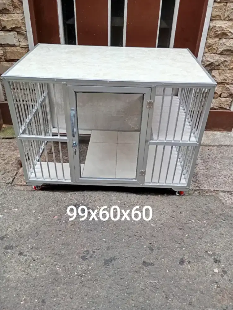 Kandang kucing alumunium