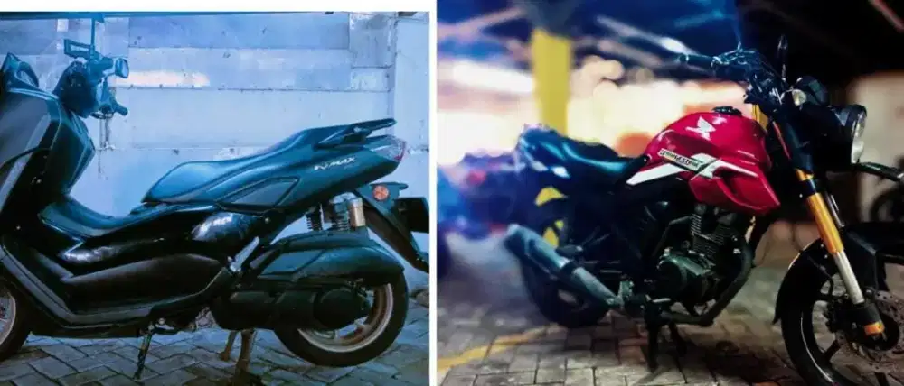 Di jual Yamah Nmax 2020 & Honda CB Verza 2021