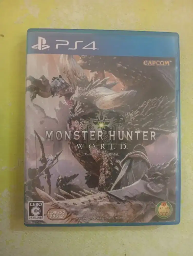 BD kaset ps4 Munster hunter