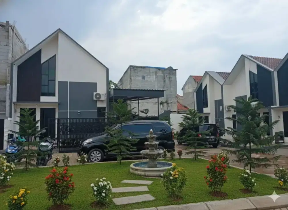 Rumah murah di Depok, akses nempel jalan raya.