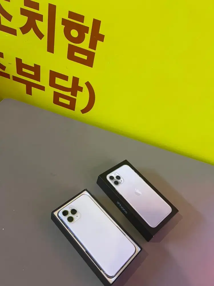 iphone 11 pro 256gb wow silver putih