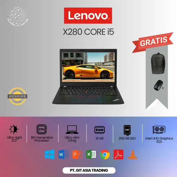 LENOVO X280 CORE i5 GEN 8 (16/256 GB)